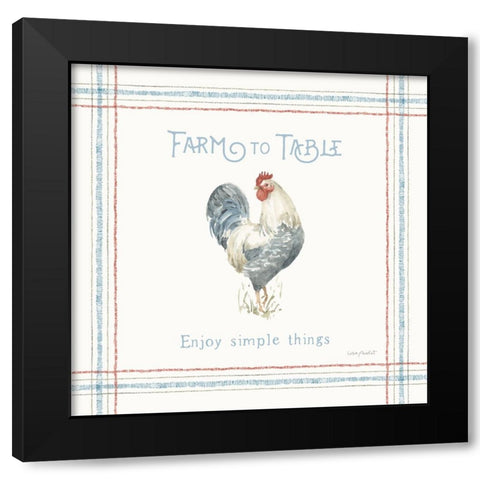 Countryside XVIII Black Modern Wood Framed Art Print by Audit, Lisa