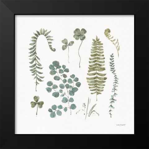 Fern Study 02 Black Modern Wood Framed Art Print by Audit, Lisa