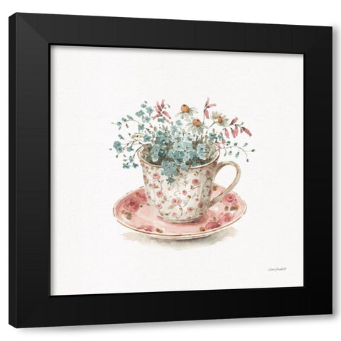 Garden Tea 04 Black Modern Wood Framed Art Print by Audit, Lisa