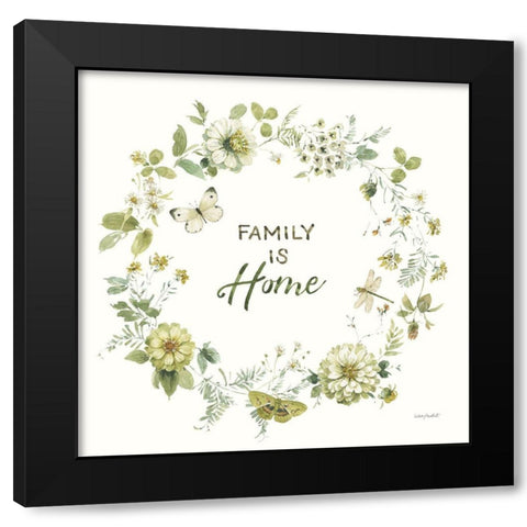 Green Fields XXVII Black Modern Wood Framed Art Print with Double Matting by Audit, Lisa