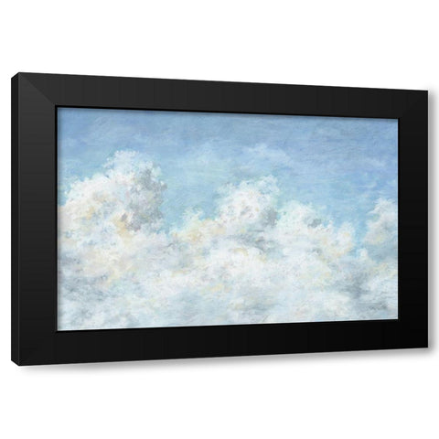 Heavenly Blue 01 Black Modern Wood Framed Art Print by Audit, Lisa
