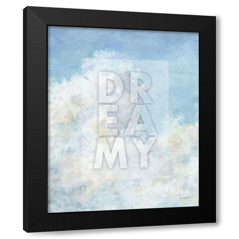 Heavenly Blue 07 Black Modern Wood Framed Art Print by Audit, Lisa