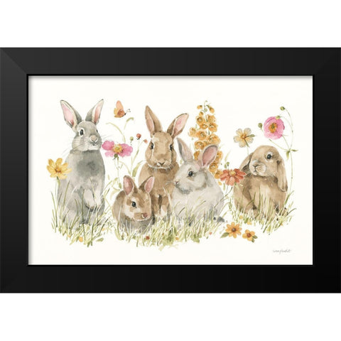 Hop on Spring I Black Modern Wood Framed Art Print by Audit, Lisa