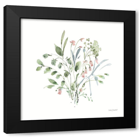 Inner Garden 04 Black Modern Wood Framed Art Print by Audit, Lisa
