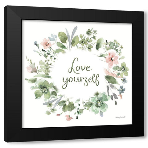 Inner Garden 08 Black Modern Wood Framed Art Print by Audit, Lisa