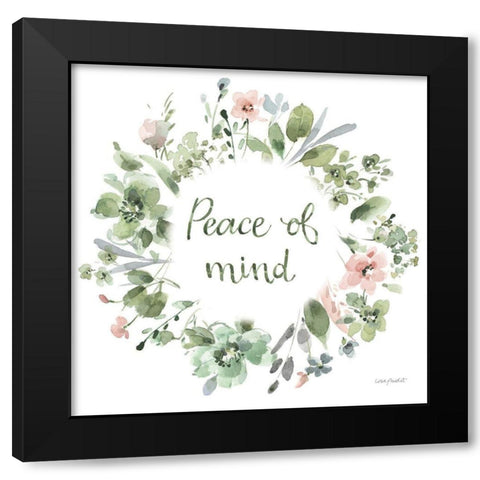 Inner Garden 09 Black Modern Wood Framed Art Print with Double Matting by Audit, Lisa