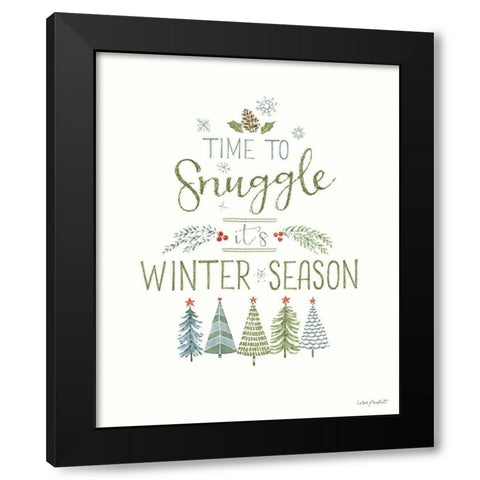 Jolly Gnomes XV Black Modern Wood Framed Art Print by Audit, Lisa