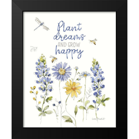 Lovely Blues VIII Black Modern Wood Framed Art Print by Audit, Lisa