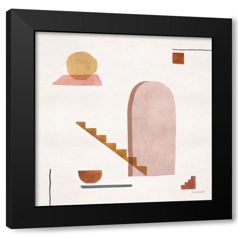 Mi Casa 01 Black Modern Wood Framed Art Print by Audit, Lisa