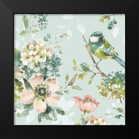 Mint Crush 03 on Mint Black Modern Wood Framed Art Print by Audit, Lisa