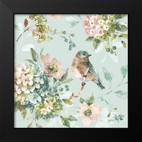 Mint Crush 05 on Mint Black Modern Wood Framed Art Print by Audit, Lisa