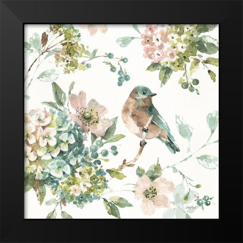 Mint Crush 05 on White Black Modern Wood Framed Art Print by Audit, Lisa