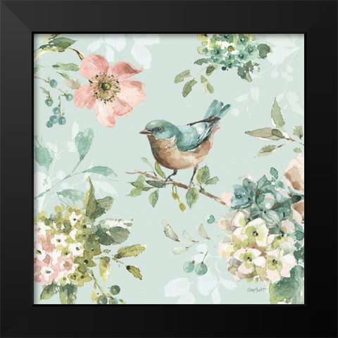 Mint Crush 06 on Mint Black Modern Wood Framed Art Print by Audit, Lisa