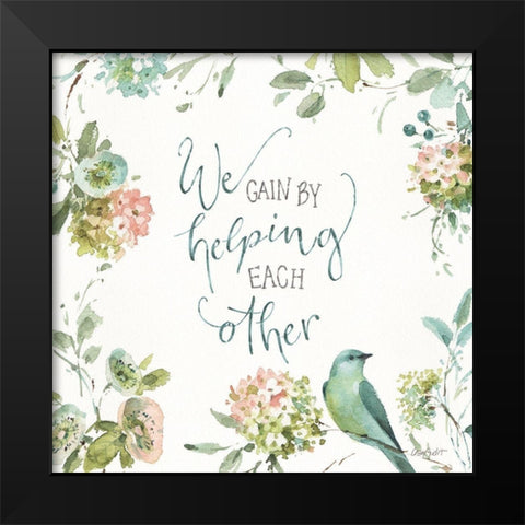 Mint Crush 08 Black Modern Wood Framed Art Print by Audit, Lisa