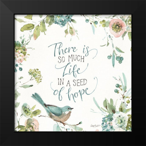 Mint Crush 09 Black Modern Wood Framed Art Print by Audit, Lisa