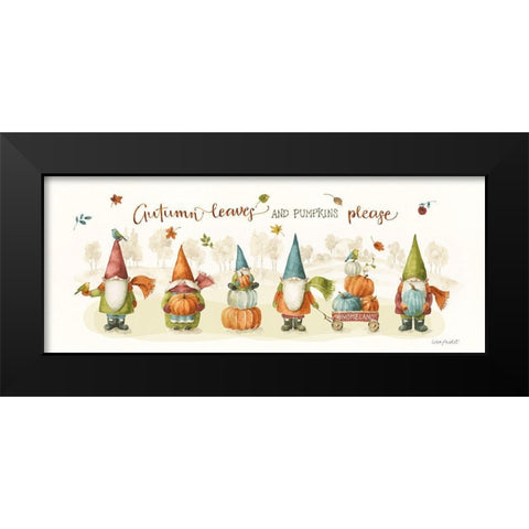 Pumpkin Patch VI Black Modern Wood Framed Art Print by Audit, Lisa