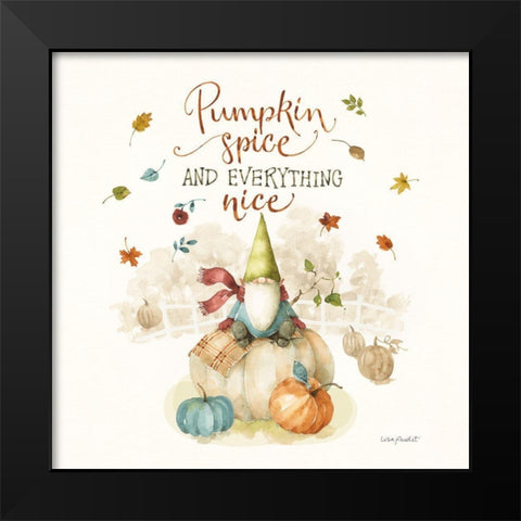 Pumpkin Patch VII Black Modern Wood Framed Art Print by Audit, Lisa