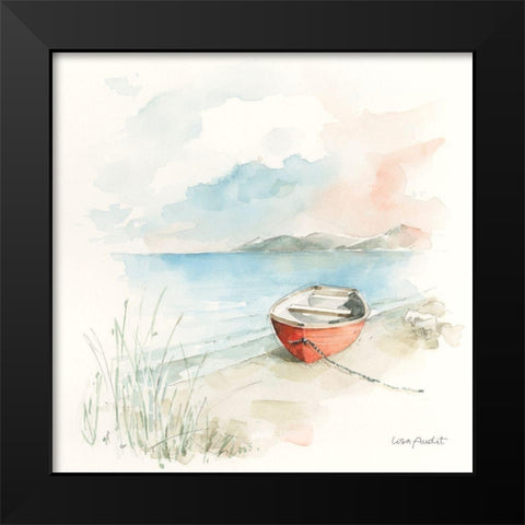 Seaside Journey IV Black Modern Wood Framed Art Print by Audit, Lisa