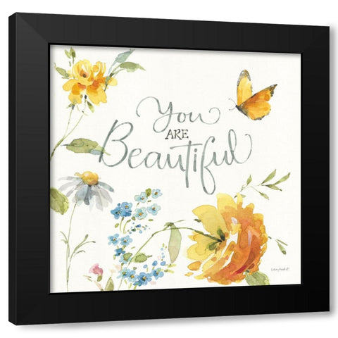 Shine Bright IX Black Modern Wood Framed Art Print with Double Matting by Audit, Lisa