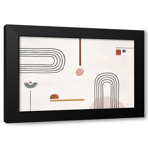 Sierra Abstract 04 Black Modern Wood Framed Art Print by Audit, Lisa