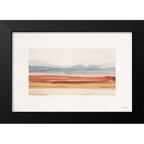 Sierra Hills 04 Black Modern Wood Framed Art Print by Audit, Lisa