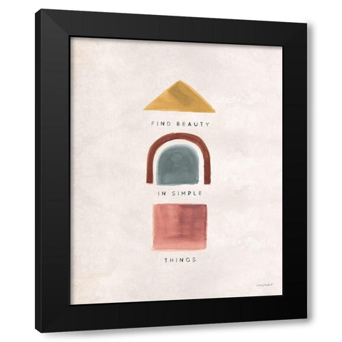 Simple Things 03 Black Modern Wood Framed Art Print by Audit, Lisa