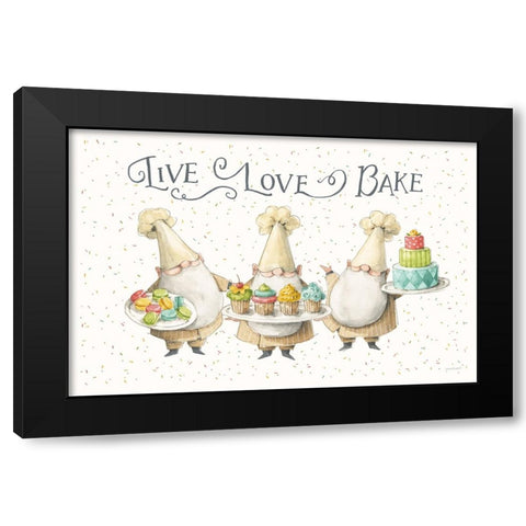 Sweet Little Pleasures II Black Modern Wood Framed Art Print with Double Matting by Audit, Lisa