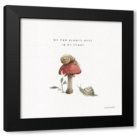 Storybook 01 Black Modern Wood Framed Art Print with Double Matting by Audit, Lisa