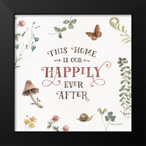 Storybook 05 Black Modern Wood Framed Art Print by Audit, Lisa