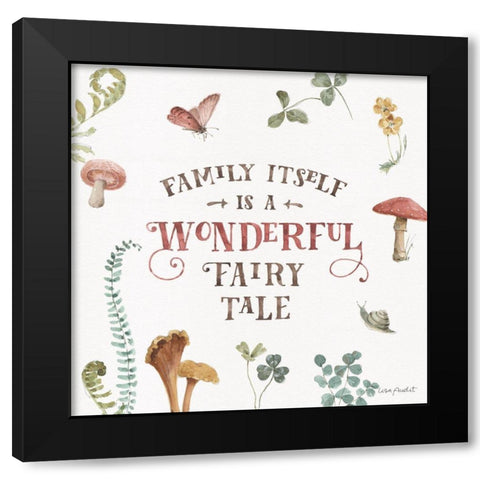 Storybook 07 Black Modern Wood Framed Art Print with Double Matting by Audit, Lisa