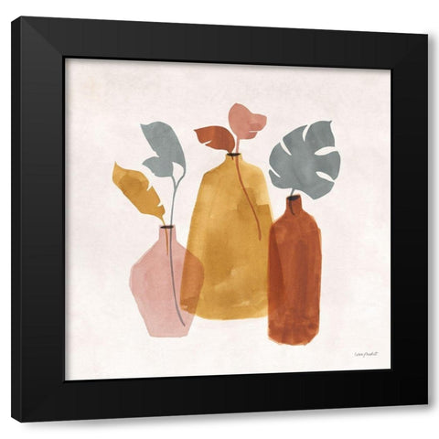 Terracotta 03 Black Modern Wood Framed Art Print with Double Matting by Audit, Lisa