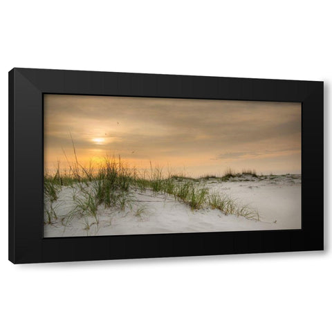 Gulf Sunrise Black Modern Wood Framed Art Print by Head, Danny
