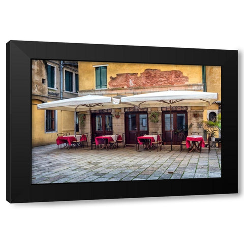 Open at Seven Black Modern Wood Framed Art Print with Double Matting by Head, Danny