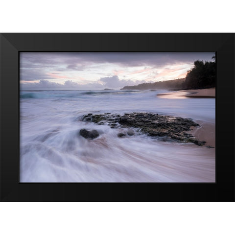 Pale Sunrise198904 Black Modern Wood Framed Art Print by Head, Danny