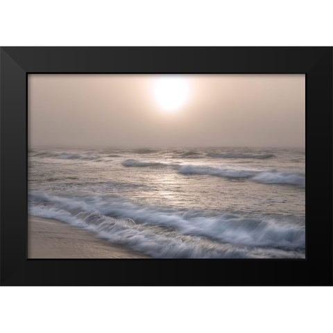 Surf I Black Modern Wood Framed Art Print by Head, Danny