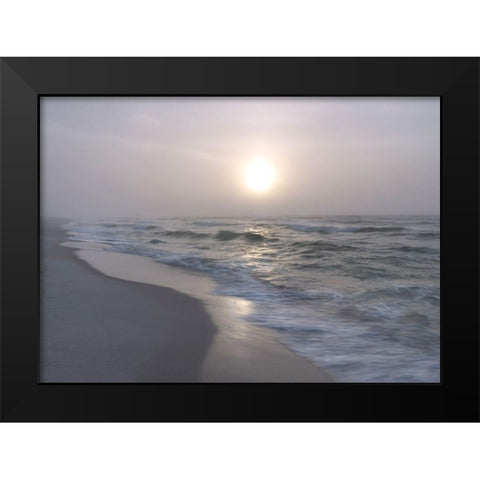 Surf II Black Modern Wood Framed Art Print by Head, Danny