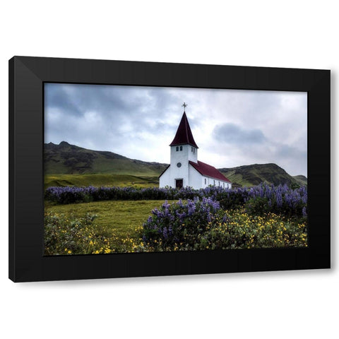 Take Me to Church Black Modern Wood Framed Art Print by Head, Danny