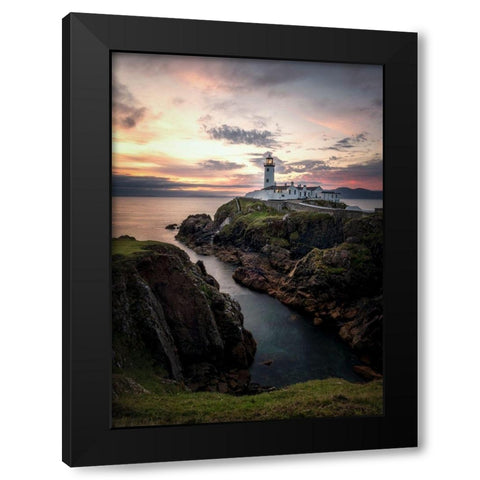 Irish Morning II Black Modern Wood Framed Art Print by Head, Danny