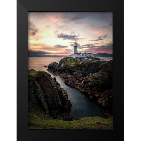 Irish Morning II Black Modern Wood Framed Art Print by Head, Danny