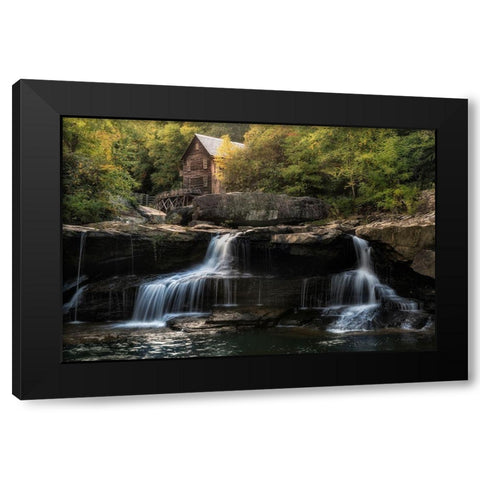 The Mill Black Modern Wood Framed Art Print by Head, Danny