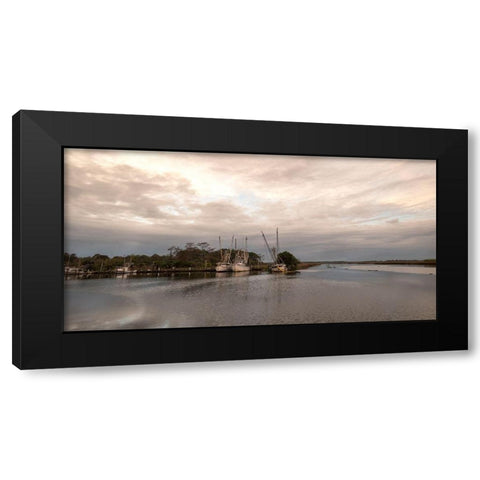 Time to Rest Black Modern Wood Framed Art Print with Double Matting by Head, Danny