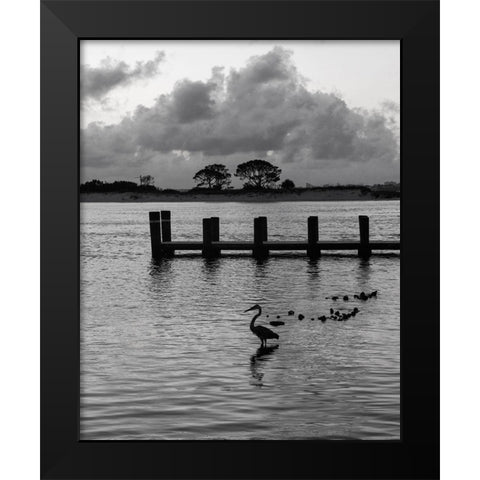 Morning at the Pass Black Modern Wood Framed Art Print by Head, Danny