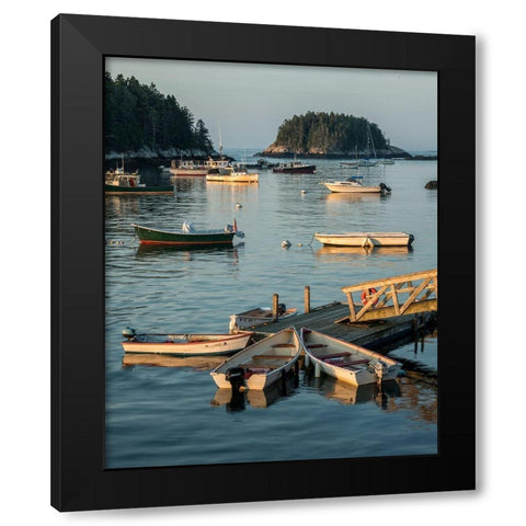Close Quarters Black Modern Wood Framed Art Print by Head, Danny