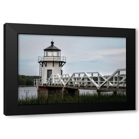Doubling Point Black Modern Wood Framed Art Print by Head, Danny