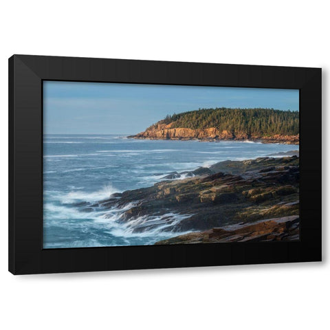 Warm Light Black Modern Wood Framed Art Print by Head, Danny