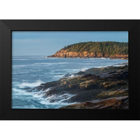 Warm Light Black Modern Wood Framed Art Print by Head, Danny