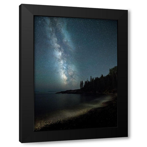 Acadia Sky I Black Modern Wood Framed Art Print by Head, Danny