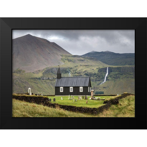 Budir II Black Modern Wood Framed Art Print by Head, Danny