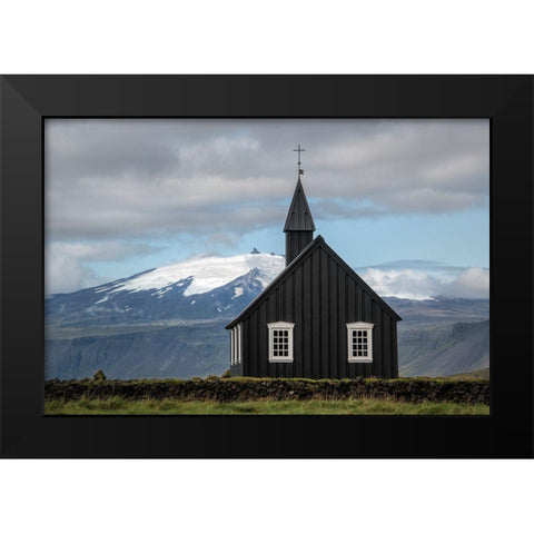 Budir III Black Modern Wood Framed Art Print by Head, Danny