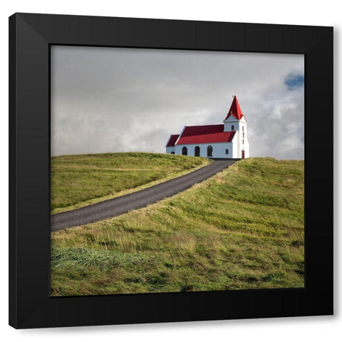 On the Hill II Black Modern Wood Framed Art Print by Head, Danny
